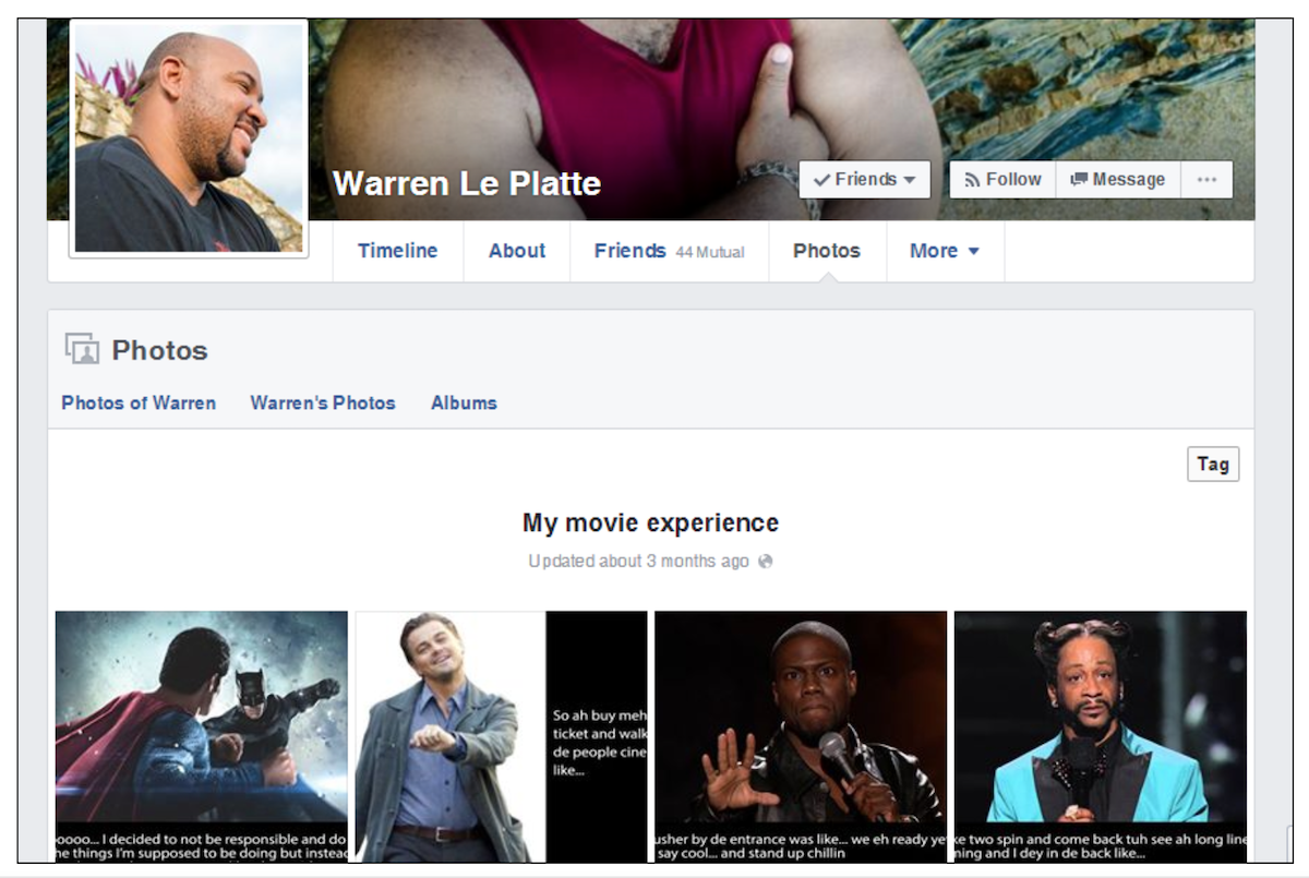 Warren Le Platte Facebook