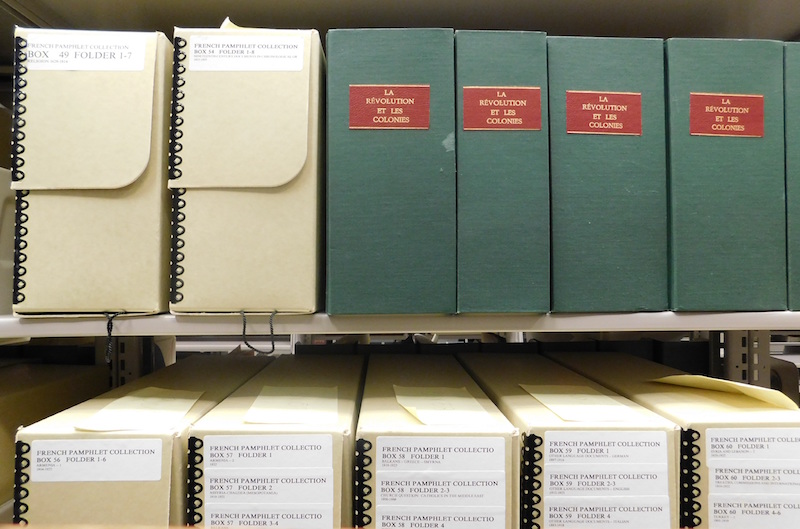 French Pamphlet Storage Boxes