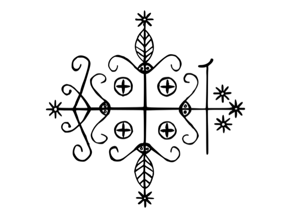 Vèvè of Papa Legba