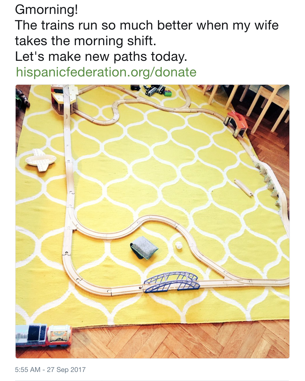 Figure 23. Miranda's \'new path\' with Hispanic Federation.