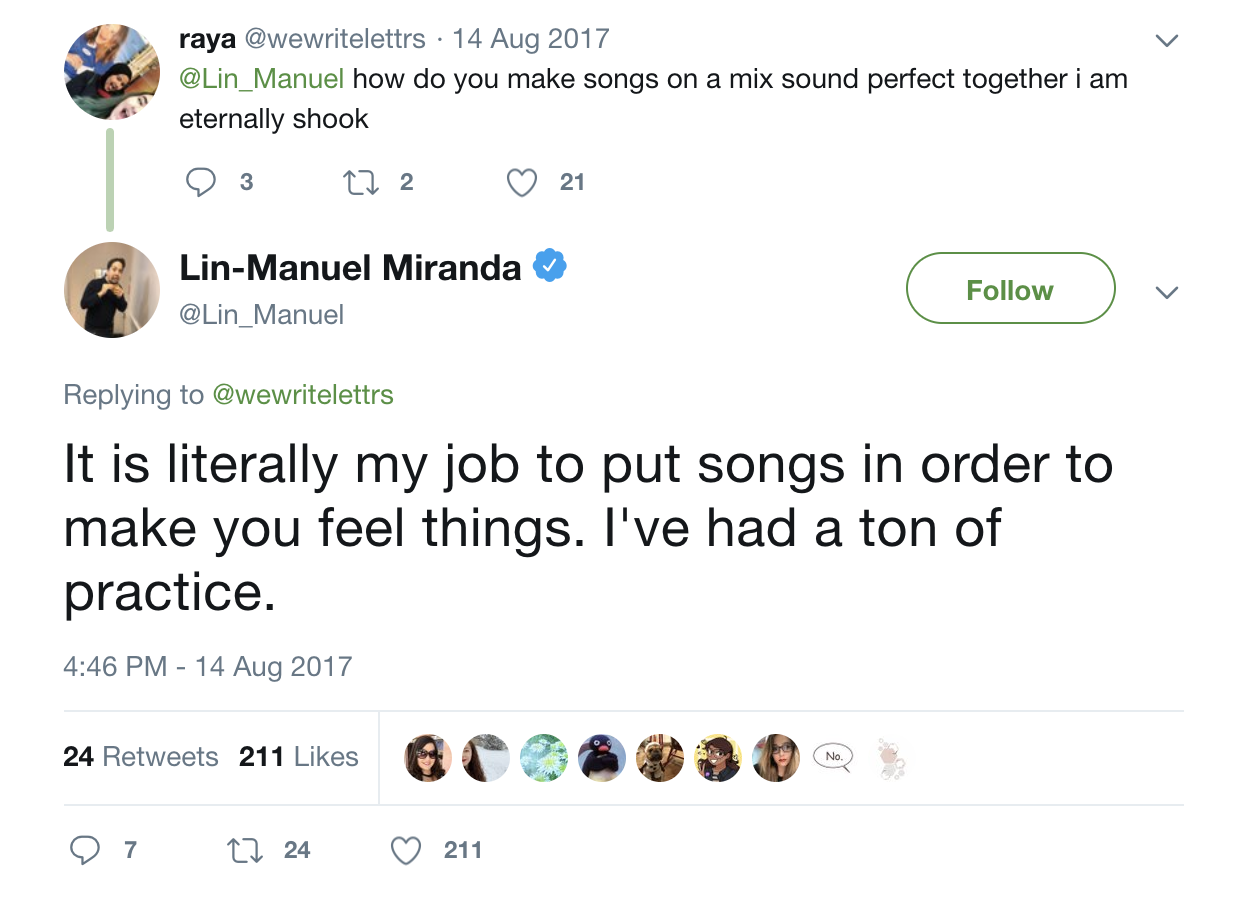 Figure 25. Miranda\'s \'job description.\'