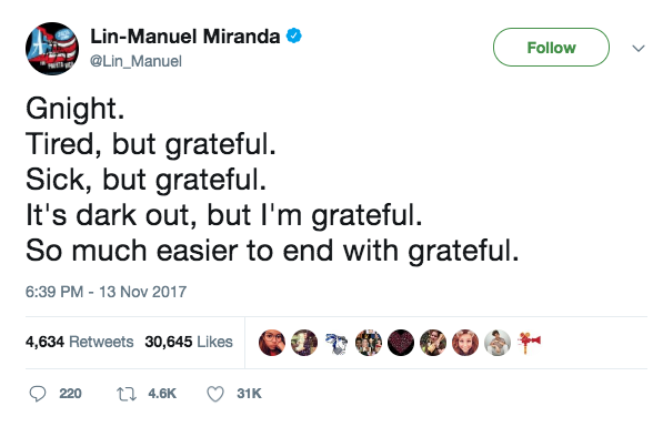 Figure 28. Miranda\'s gnight gratitude.