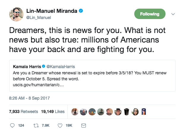Figure 40. Miranda on dreamers.