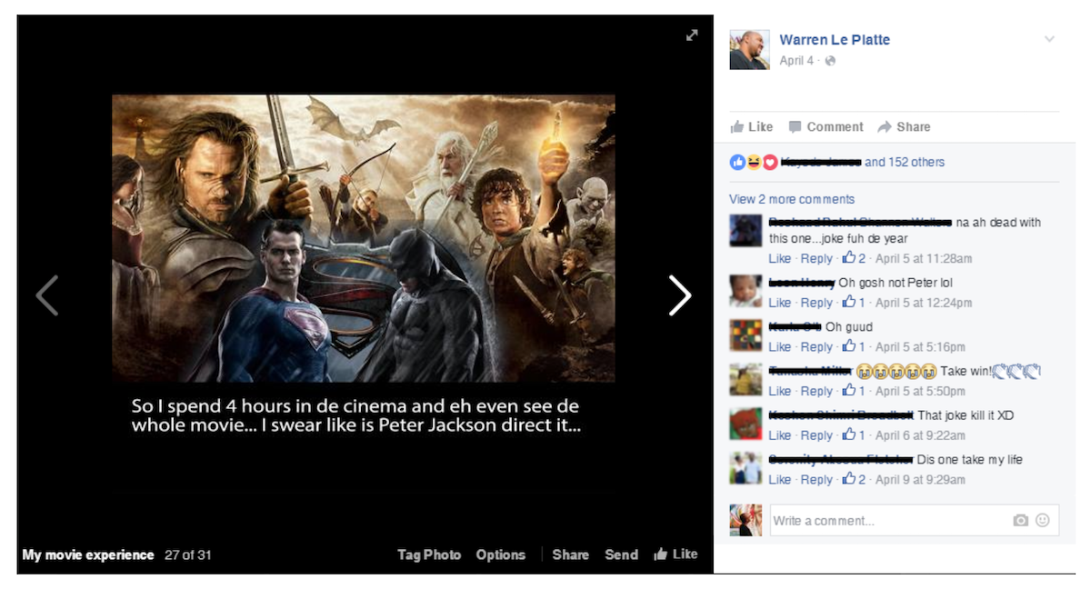 So I spend 4 hours in de cinema…