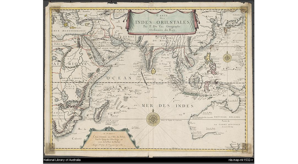 Pierre du Val, 'Carte des Indes Orientales' (1665)