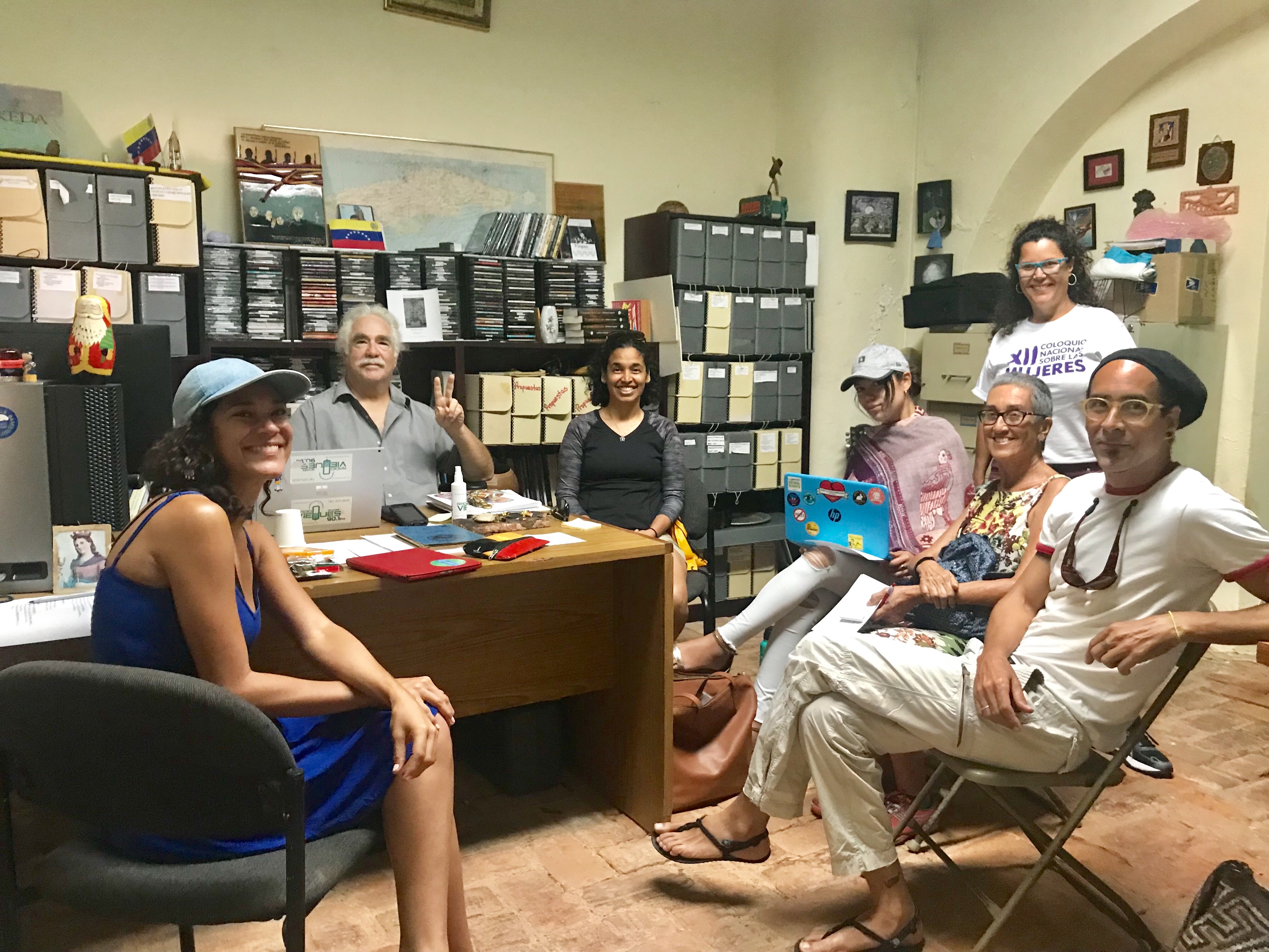Miembros de la Junta Asesora del Archivo Histórico de Vieques