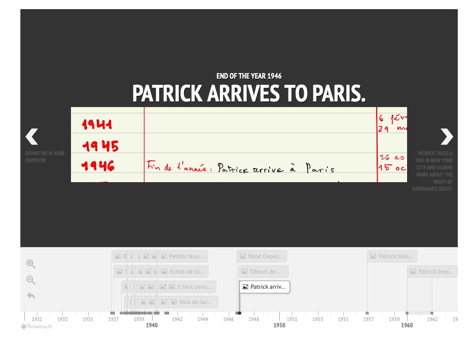 Patrick and Depestre arrive in Paris in 1946