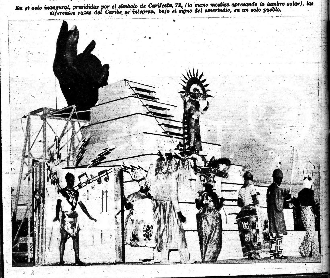 opening ceremony Carifesta '72