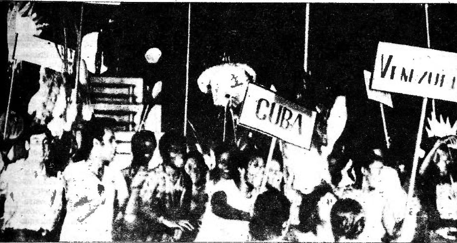 end of opening ceremony Carifesta '72