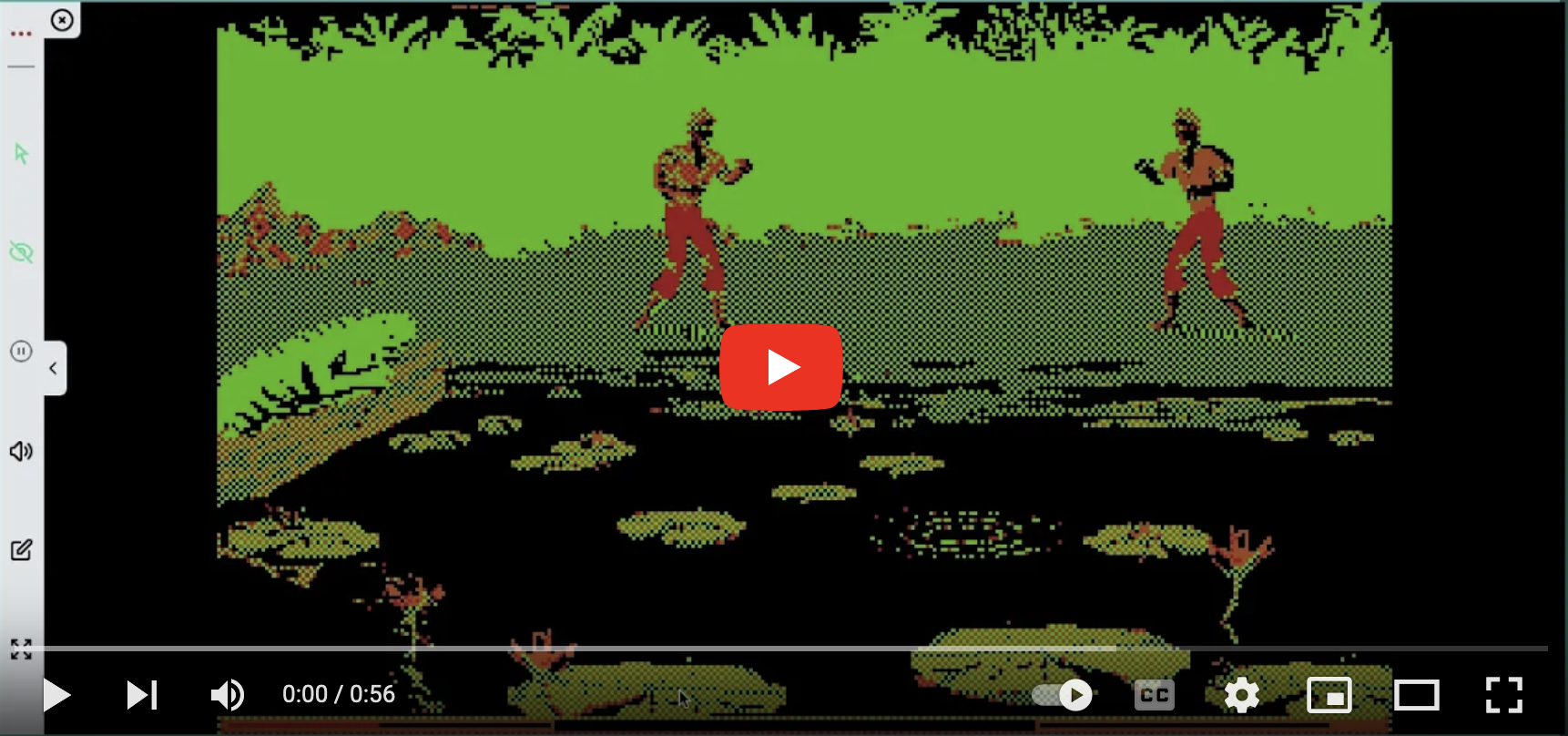 Gameplay clip from DOSZONE showing a glitch during Freedom: Rebels in the Darkness