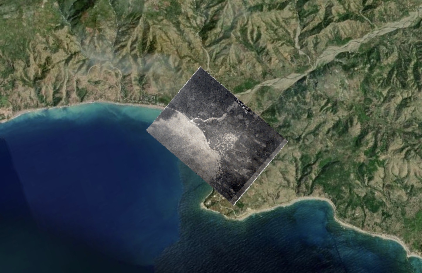Screenshot from the Monograph of Haiti Map, 1932/2022