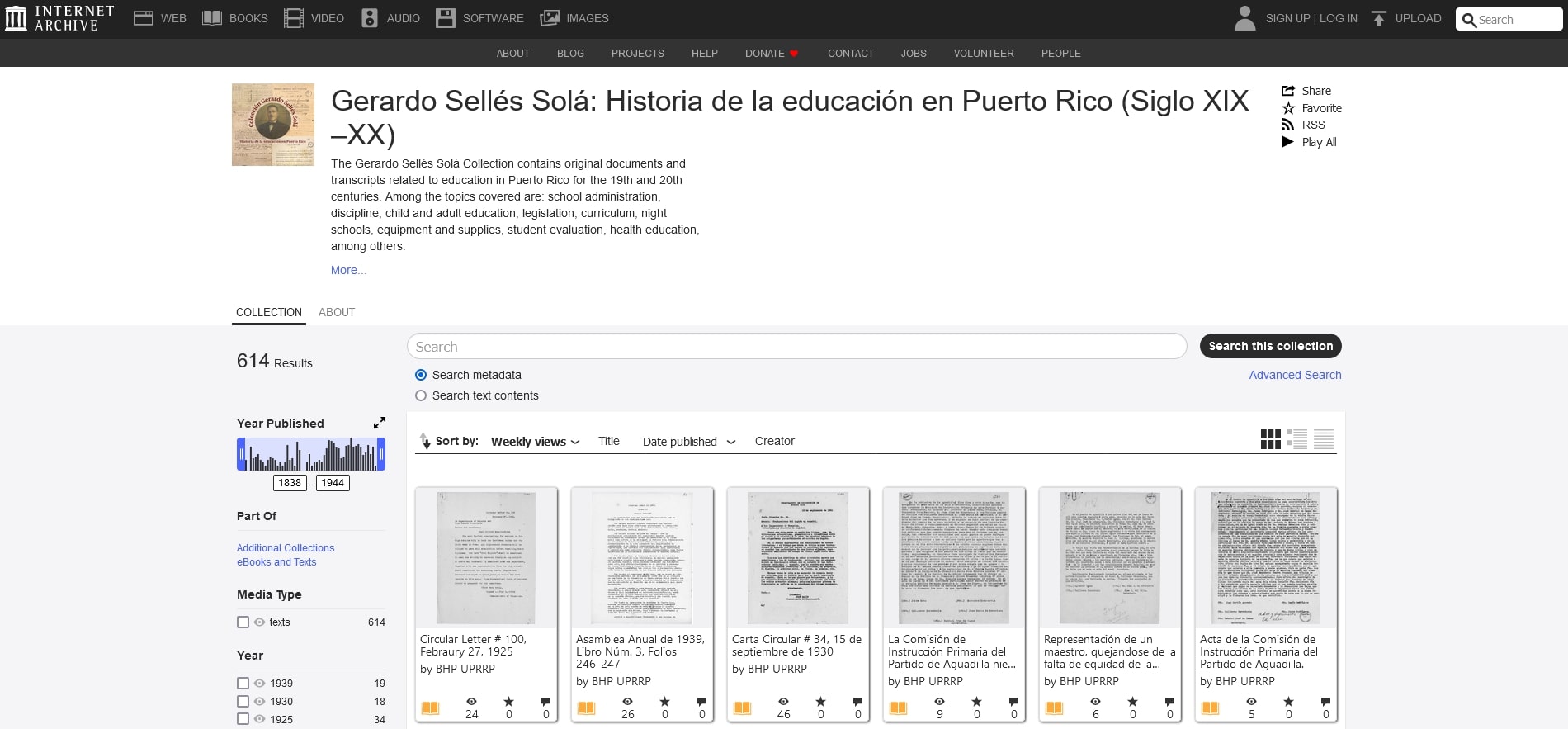 Gerardo Sellés Solá: Historia de la educación en Puerto Rico (Siglo XIX --XX)