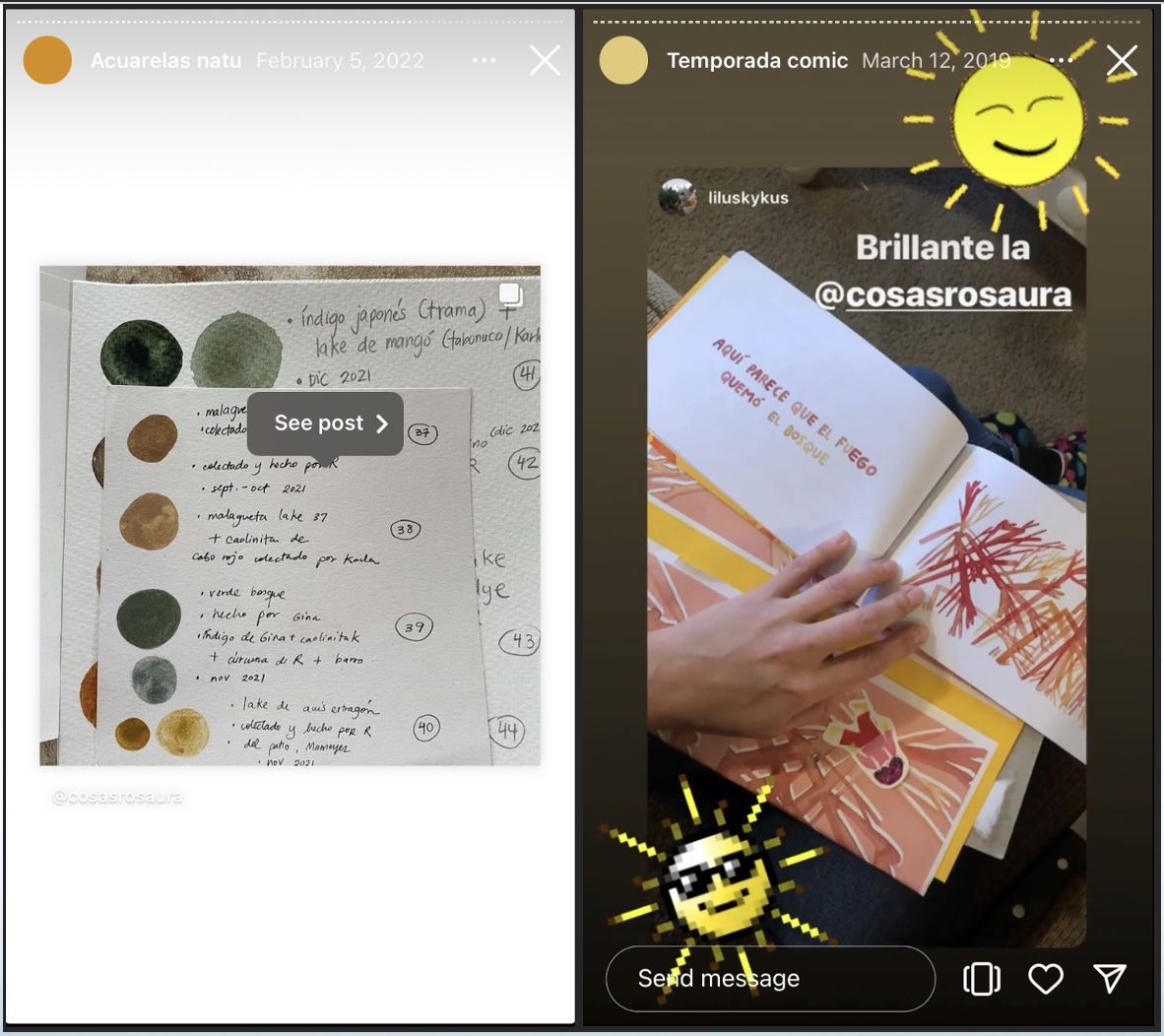 Stories examples 2